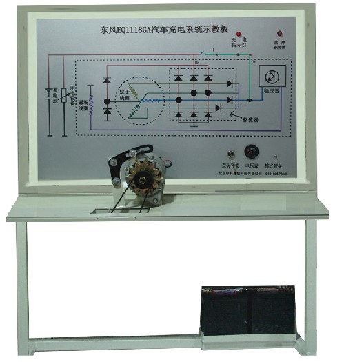 東風EQ1118GA汽車充電系統(tǒng)示教板,http://www.edulg.com