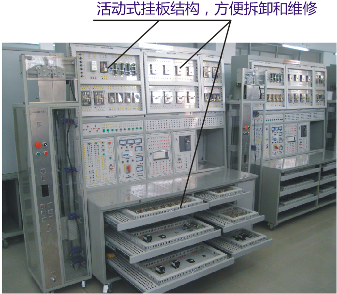 電梯電氣線路拆裝實訓(xùn)考核裝置